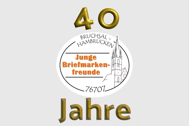 40 Jahre Junge Briefmarkenfreunde Bruchsal-Hambrücken